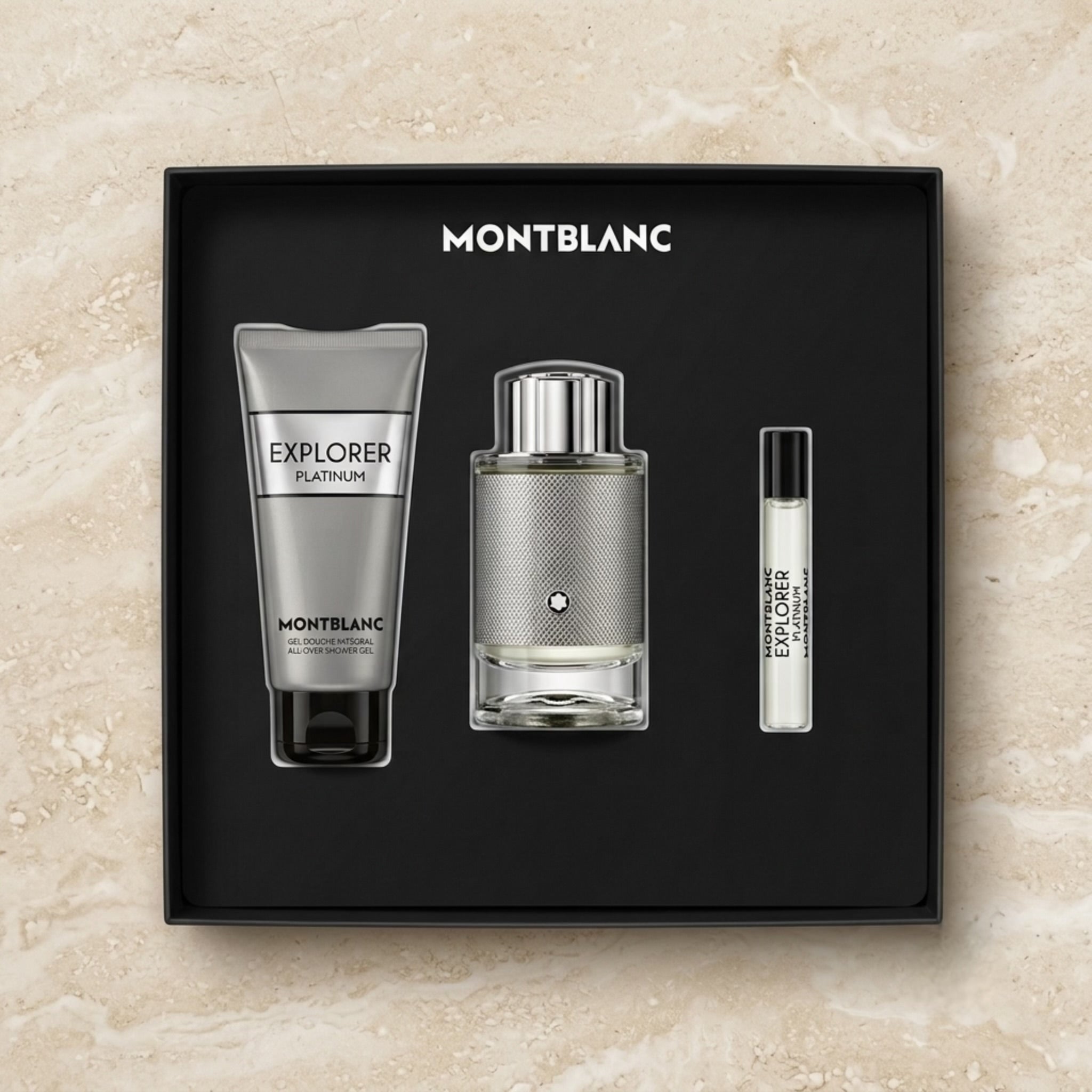 Montblanc Explorer Platinum Gift Set