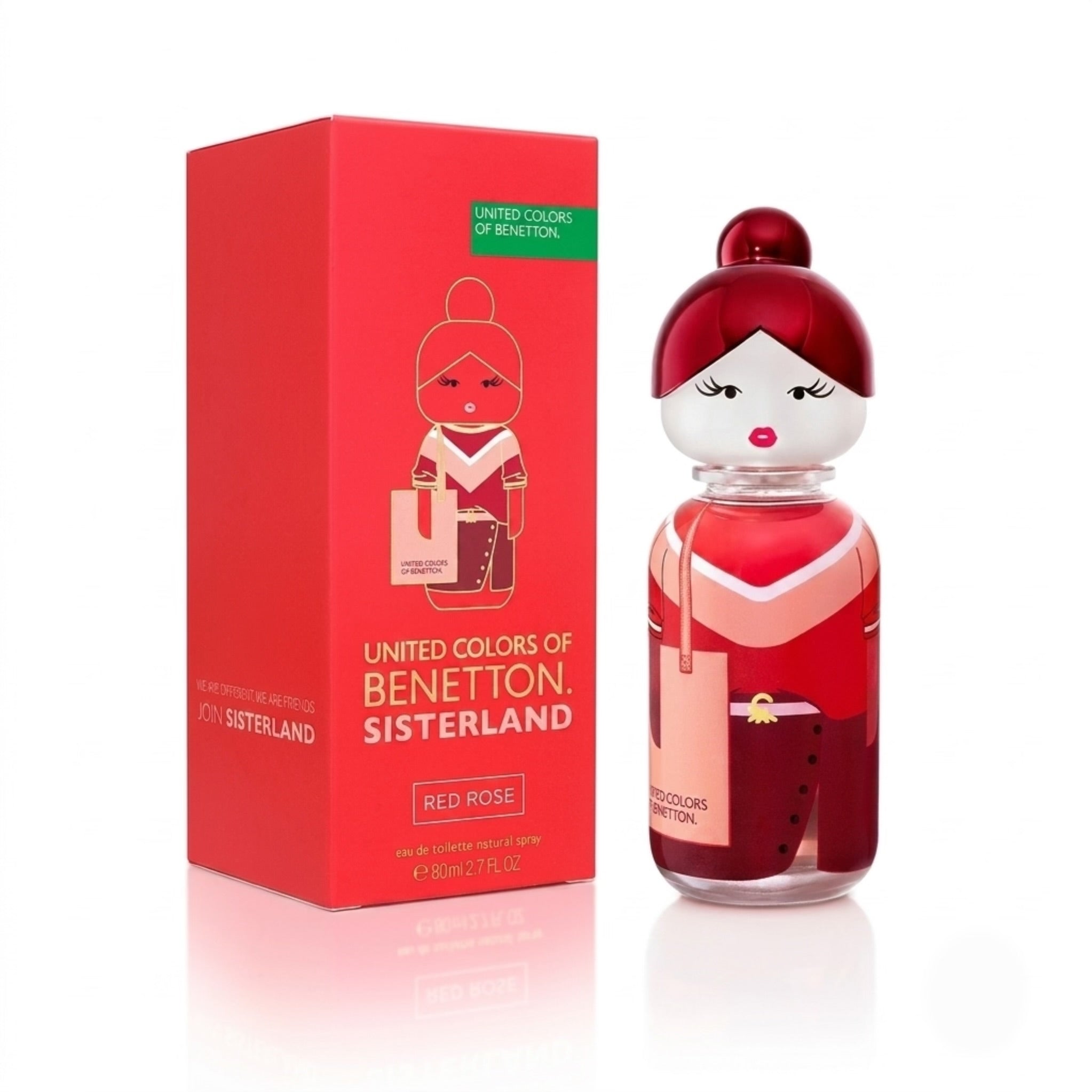 Benetton Sisterland Red Rose Eau de Toilette 80ml
