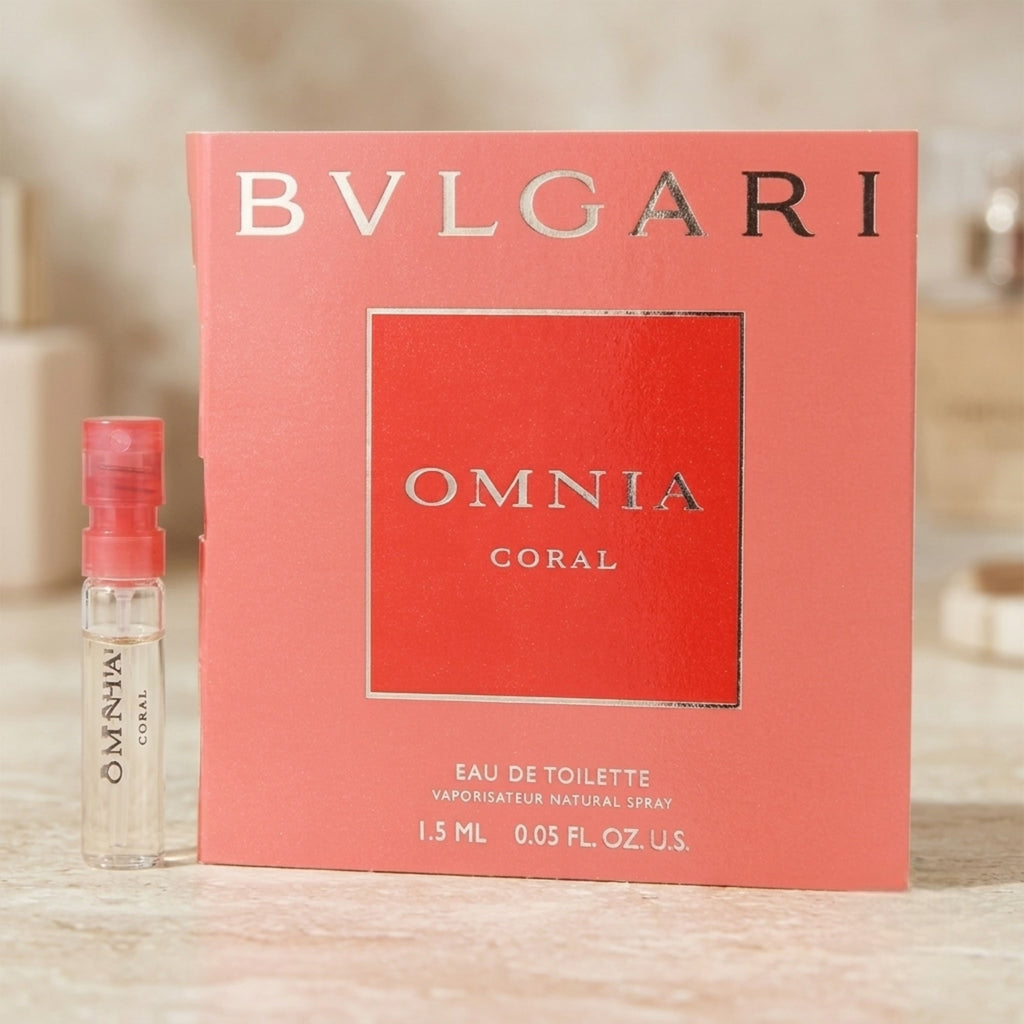 Bvlgari Omnia Coral EDT 1.5ml Mini (Pack of 2)